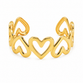 Amora Heart Cuff Bracelet