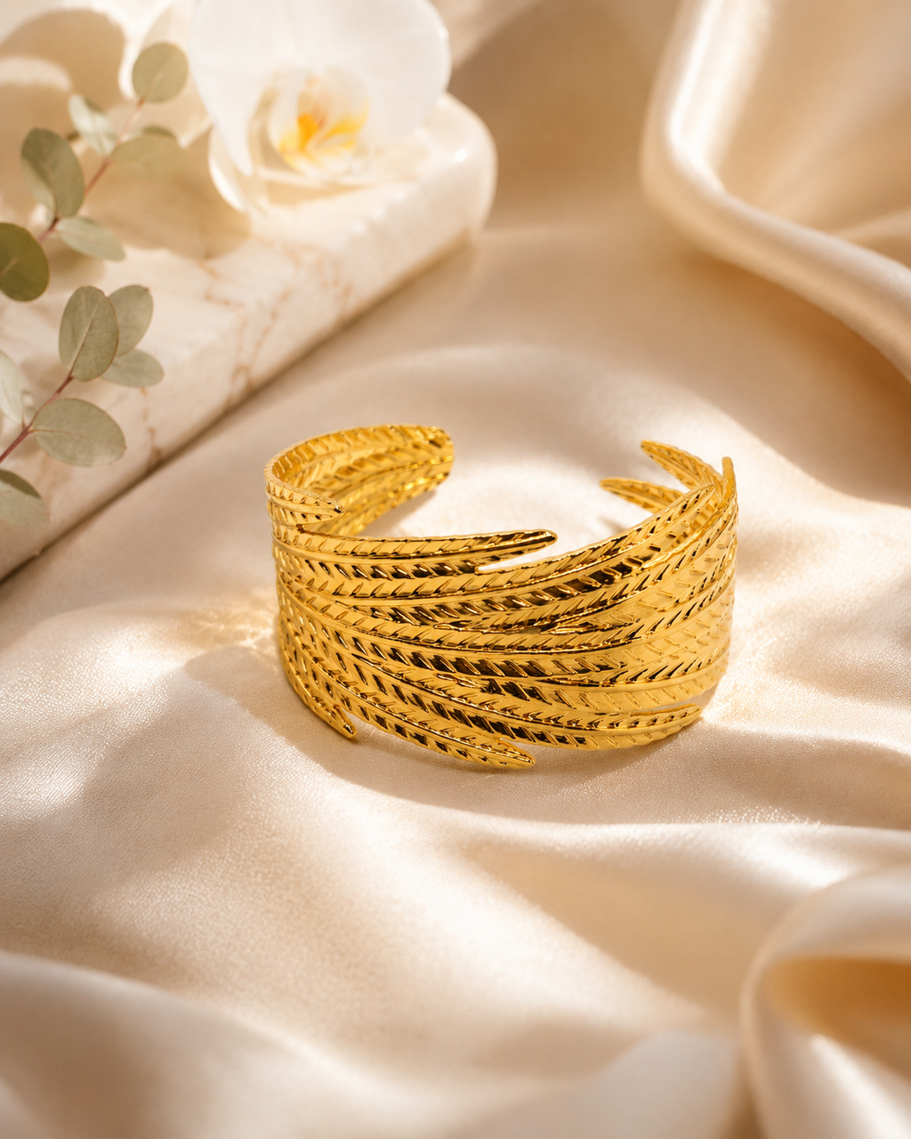 Aveline Feather Cuff