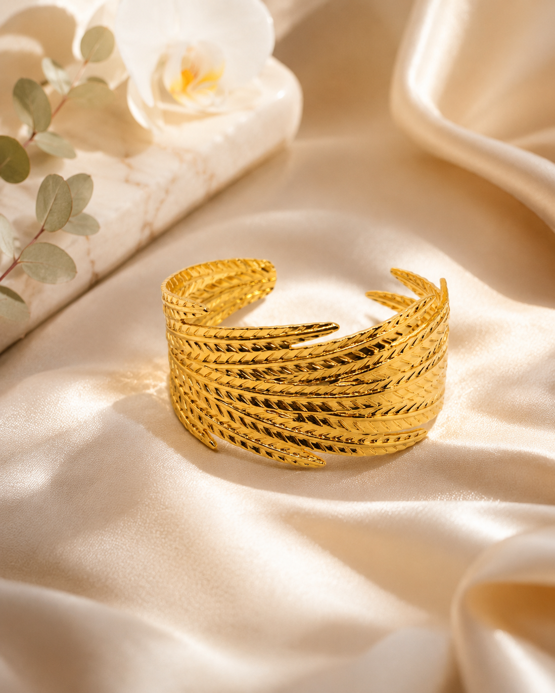 Aveline Feather Cuff