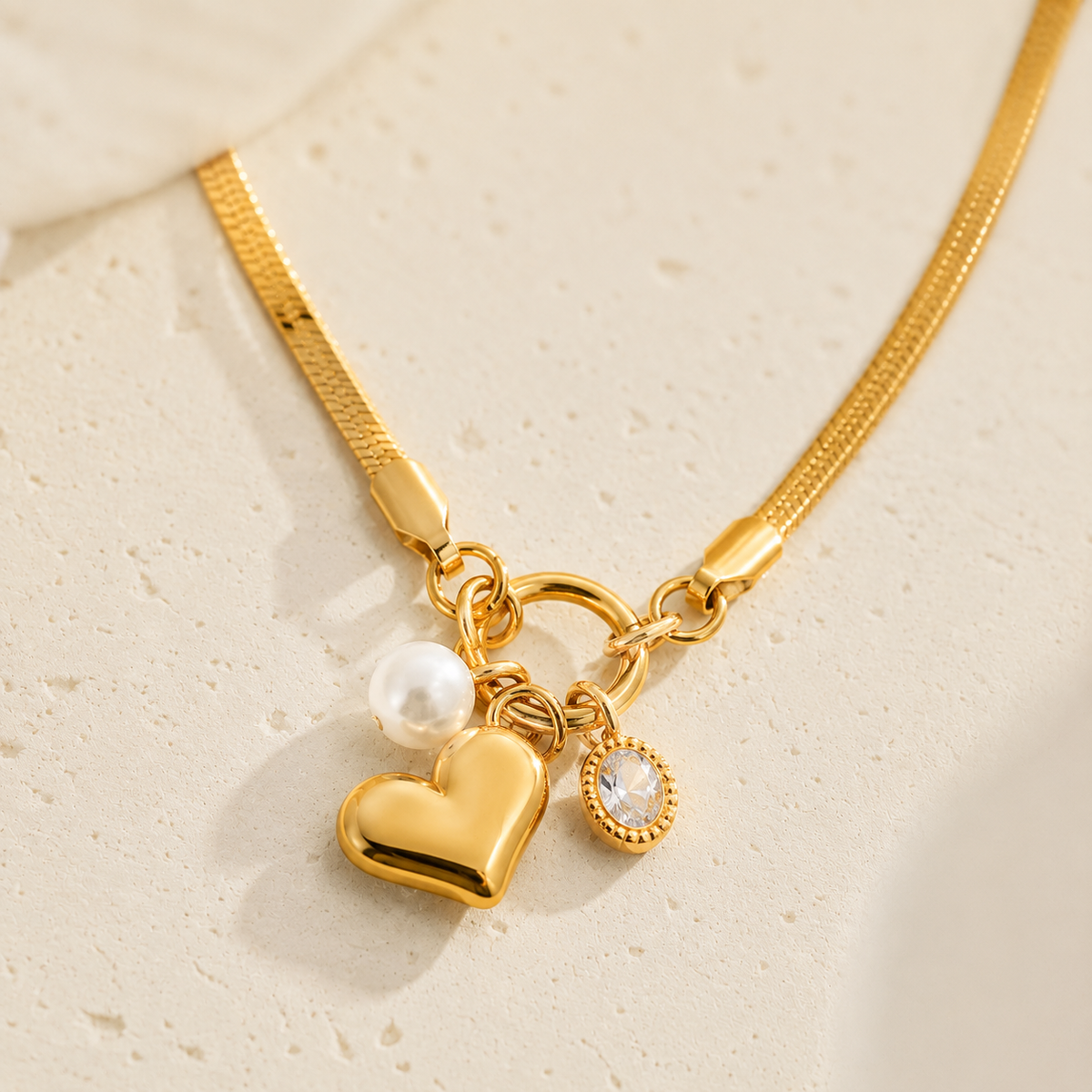 Celeste Heart Necklace