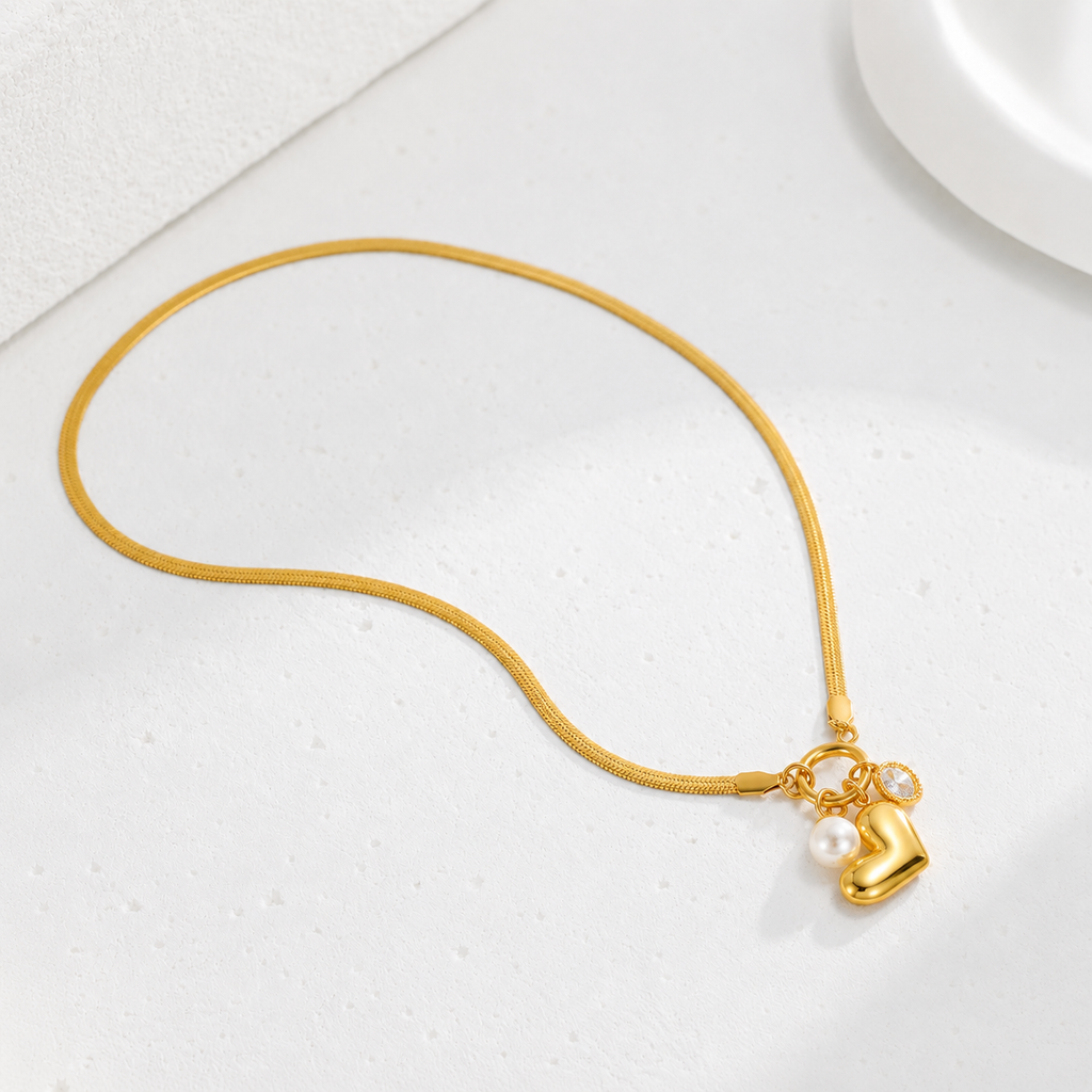 Celeste Heart Necklace