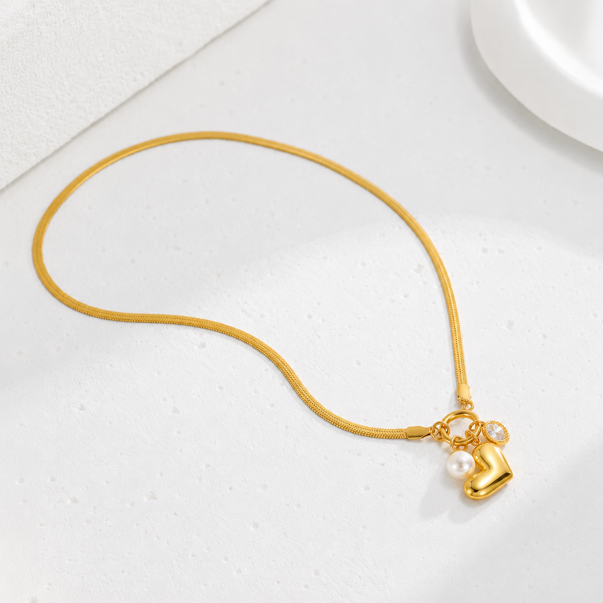 Celeste Heart Necklace