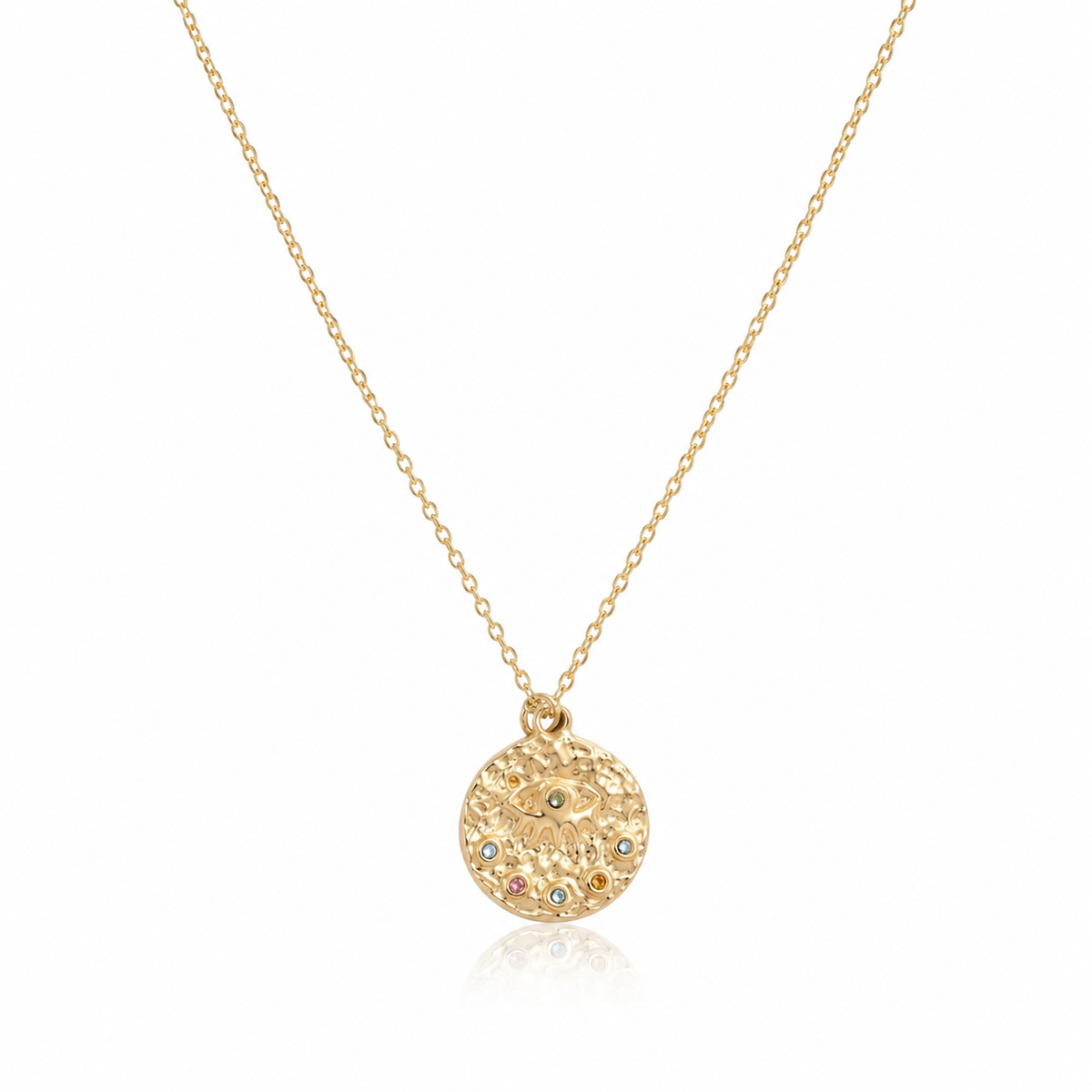 Celestial Zodiac Coin Necklace