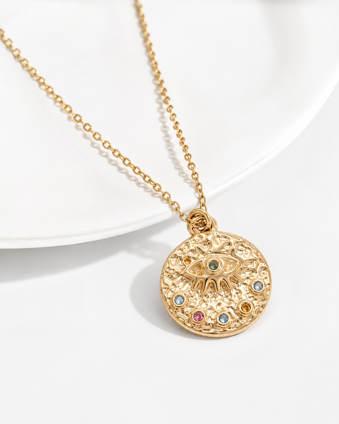 Celestial Zodiac Coin Necklace