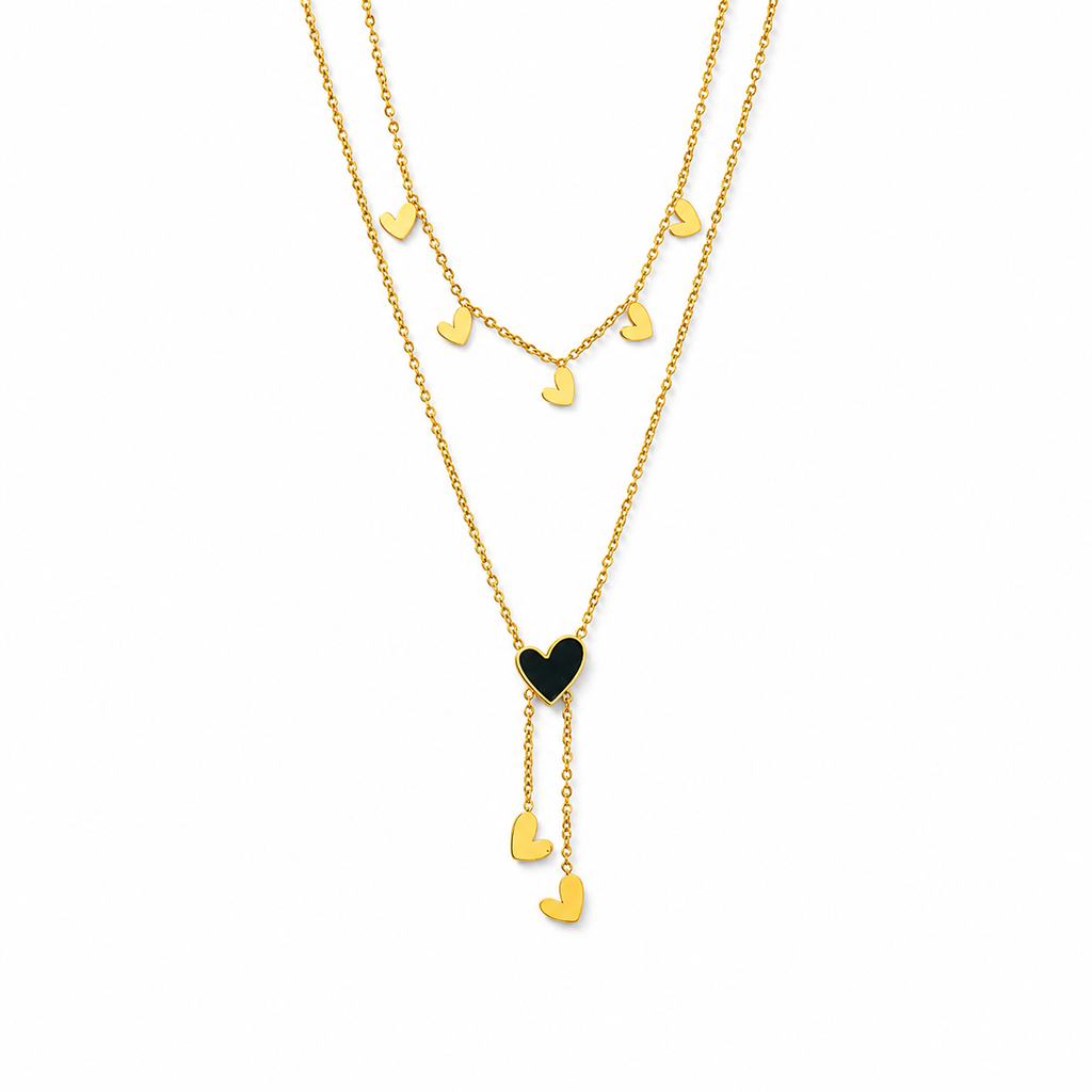 Amora Heart Layered Necklace