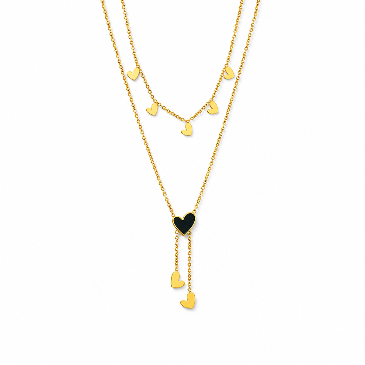 Amora Heart Layered Necklace