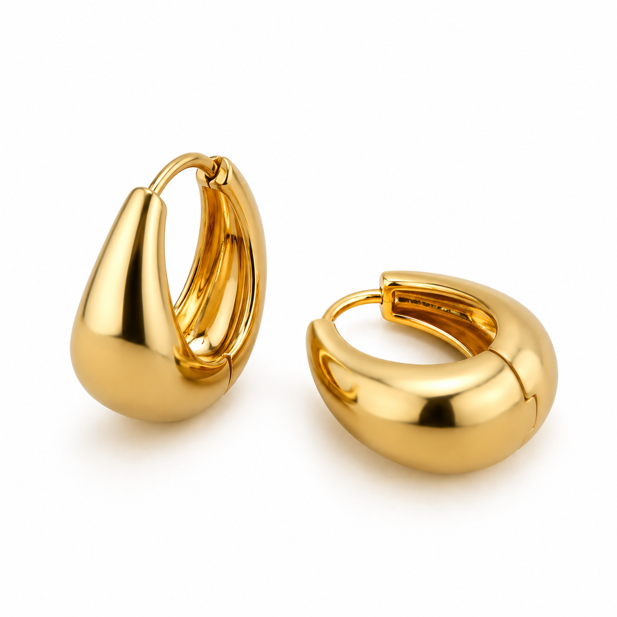 Lustre Drop Hoops