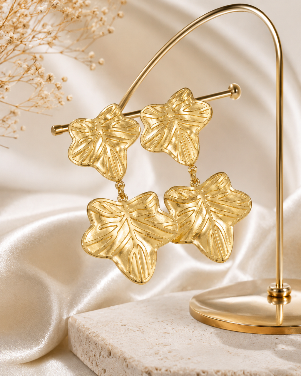 Leaf Drop Earrings