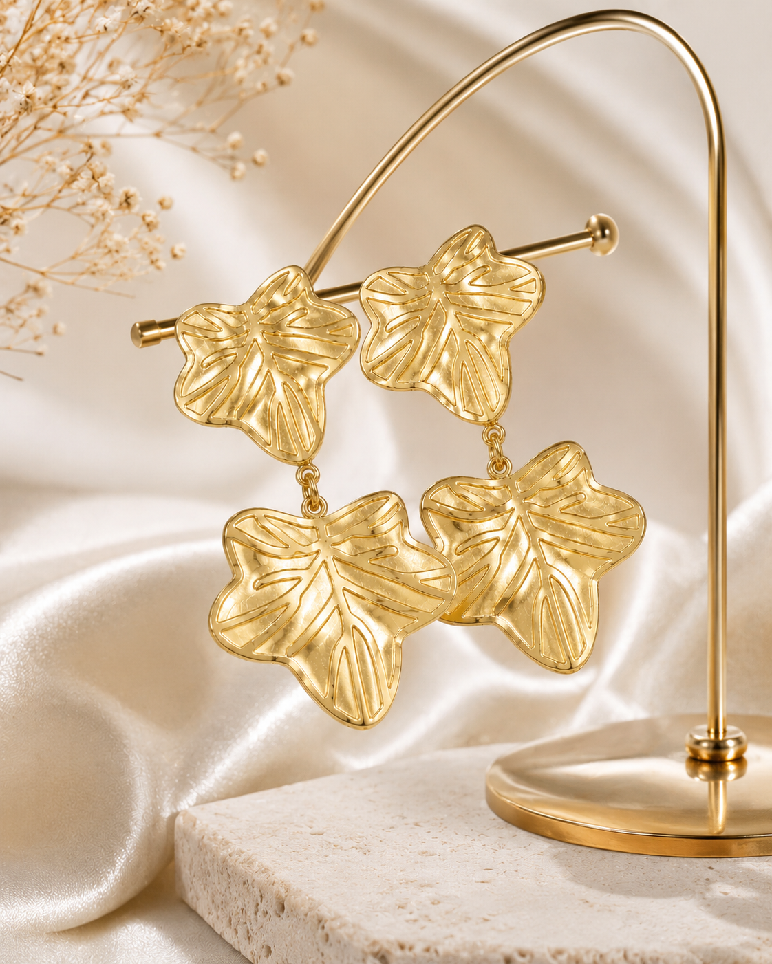 Leaf Drop Earrings
