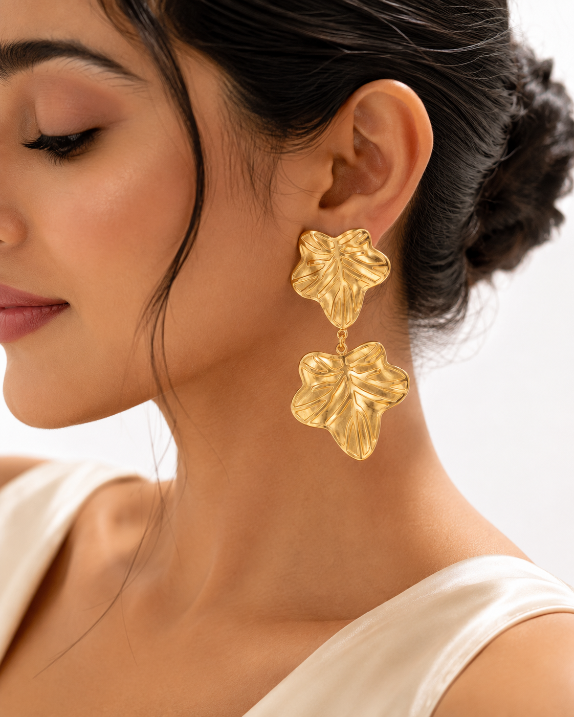 Leaf Drop Earrings