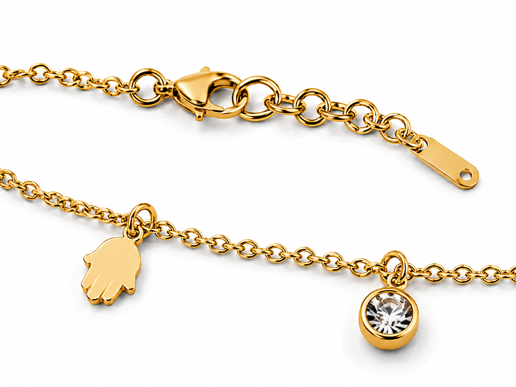 Lumi Hamsa Necklace