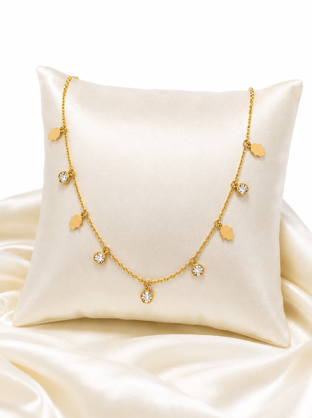 Lumi Hamsa Necklace