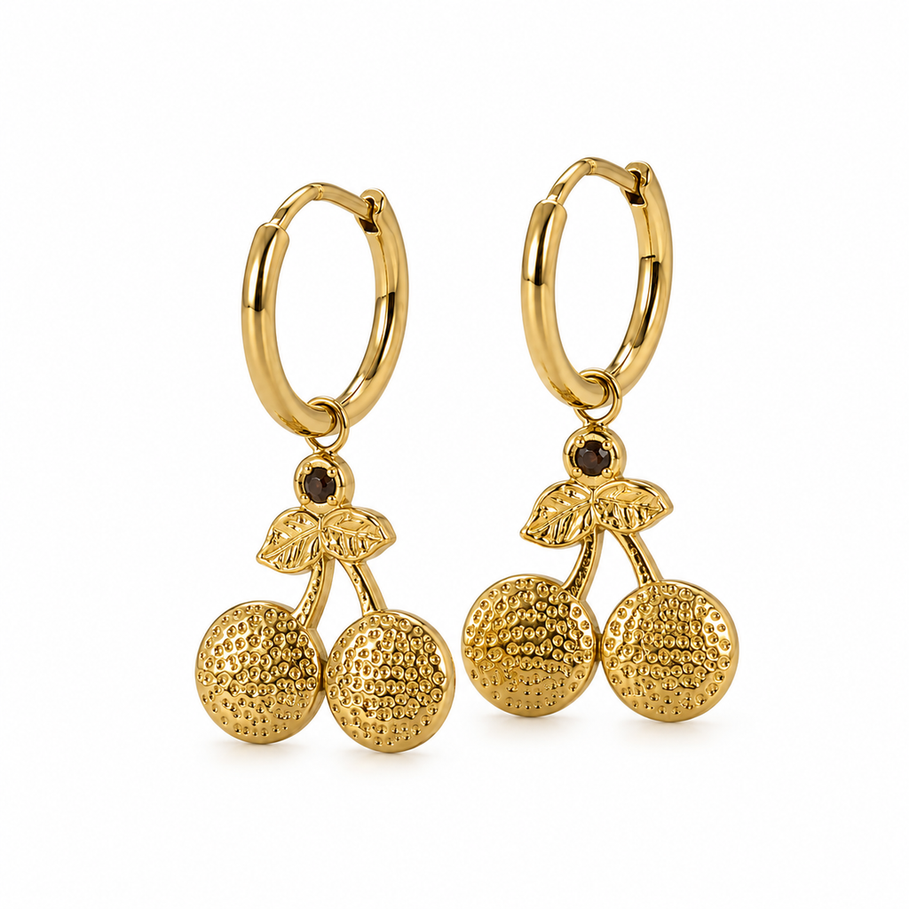 Cherry Drops Hoops