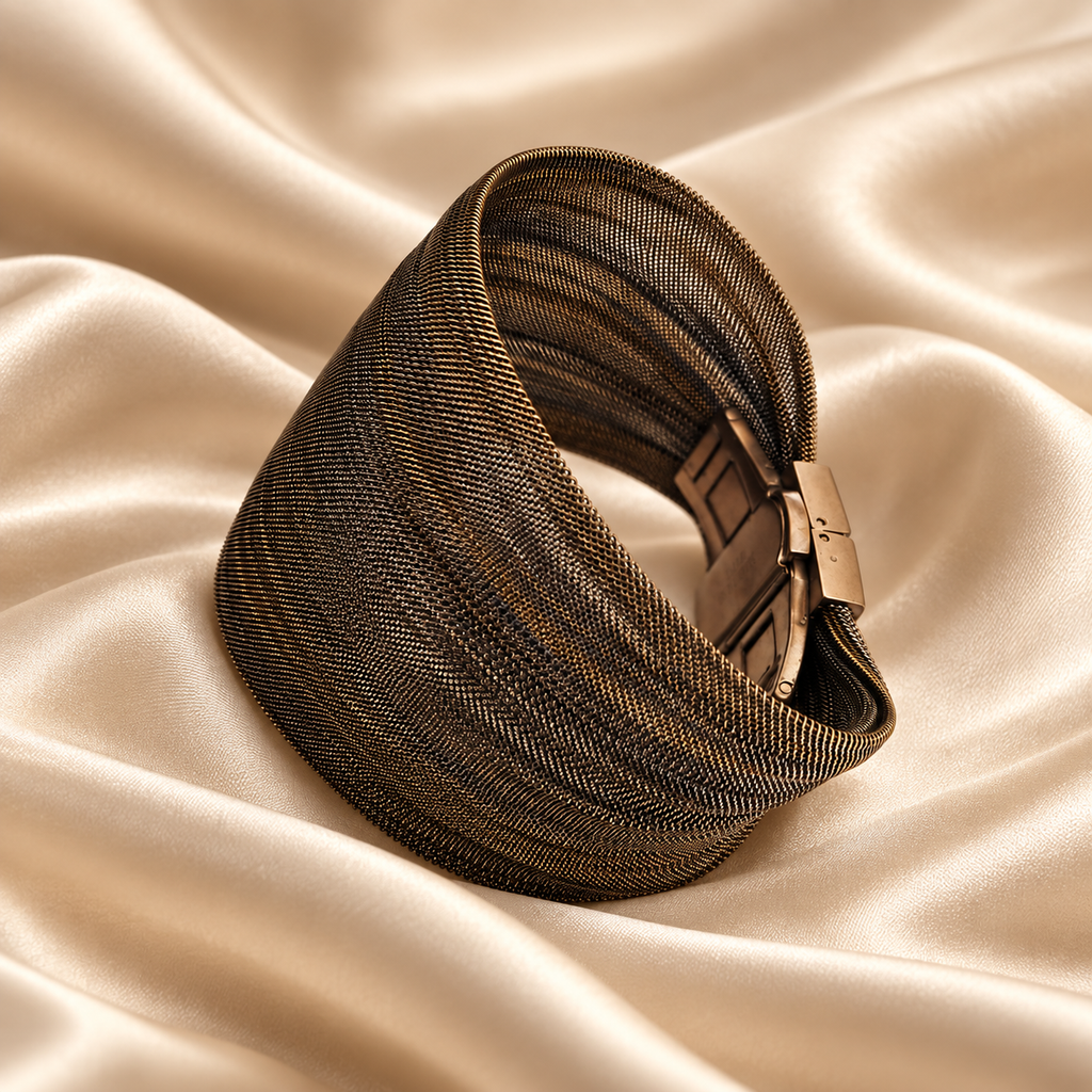 Aurelia Mesh Cuff Bracelet