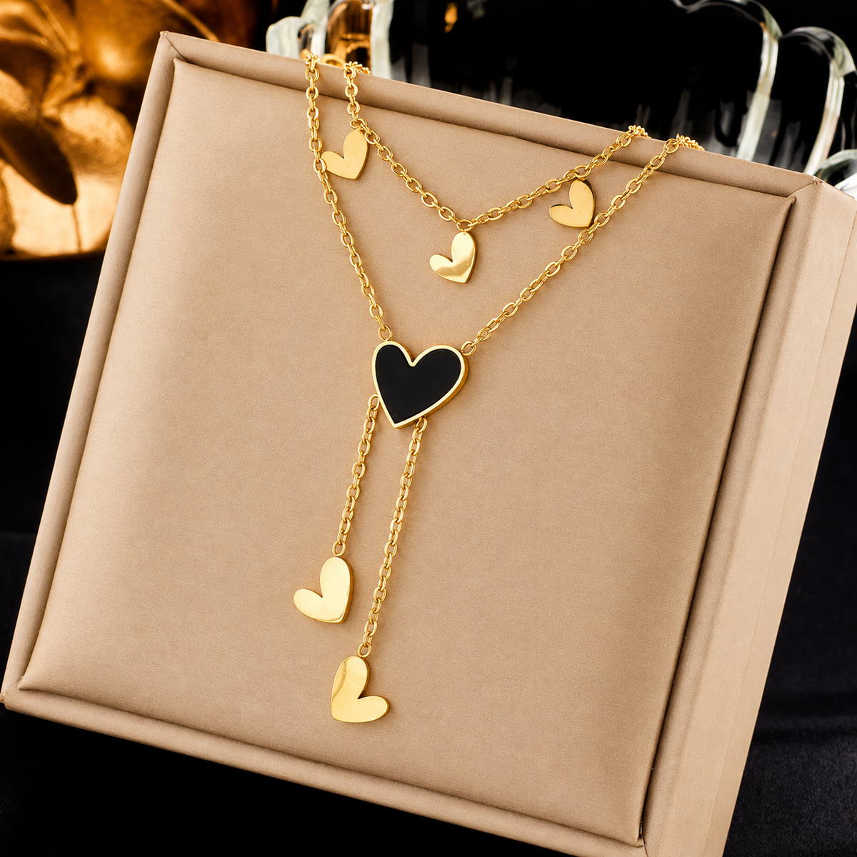 Amora Heart Layered Necklace