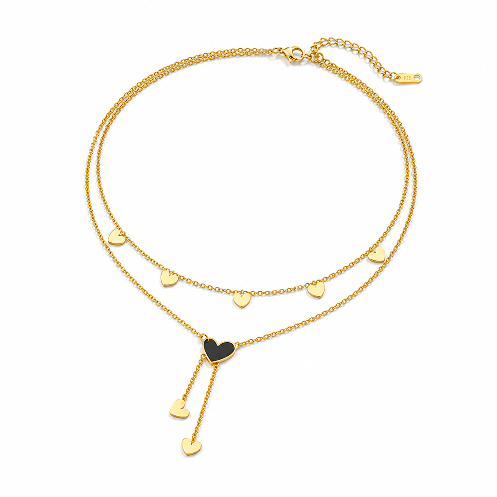 Amora Heart Layered Necklace