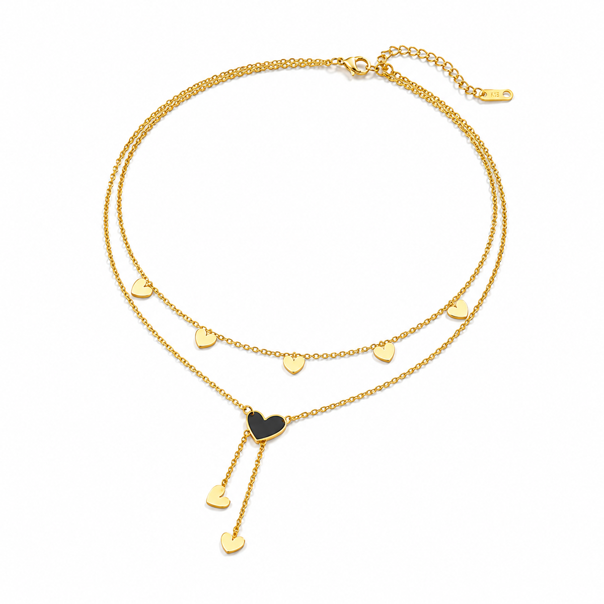 Amora Heart Layered Necklace