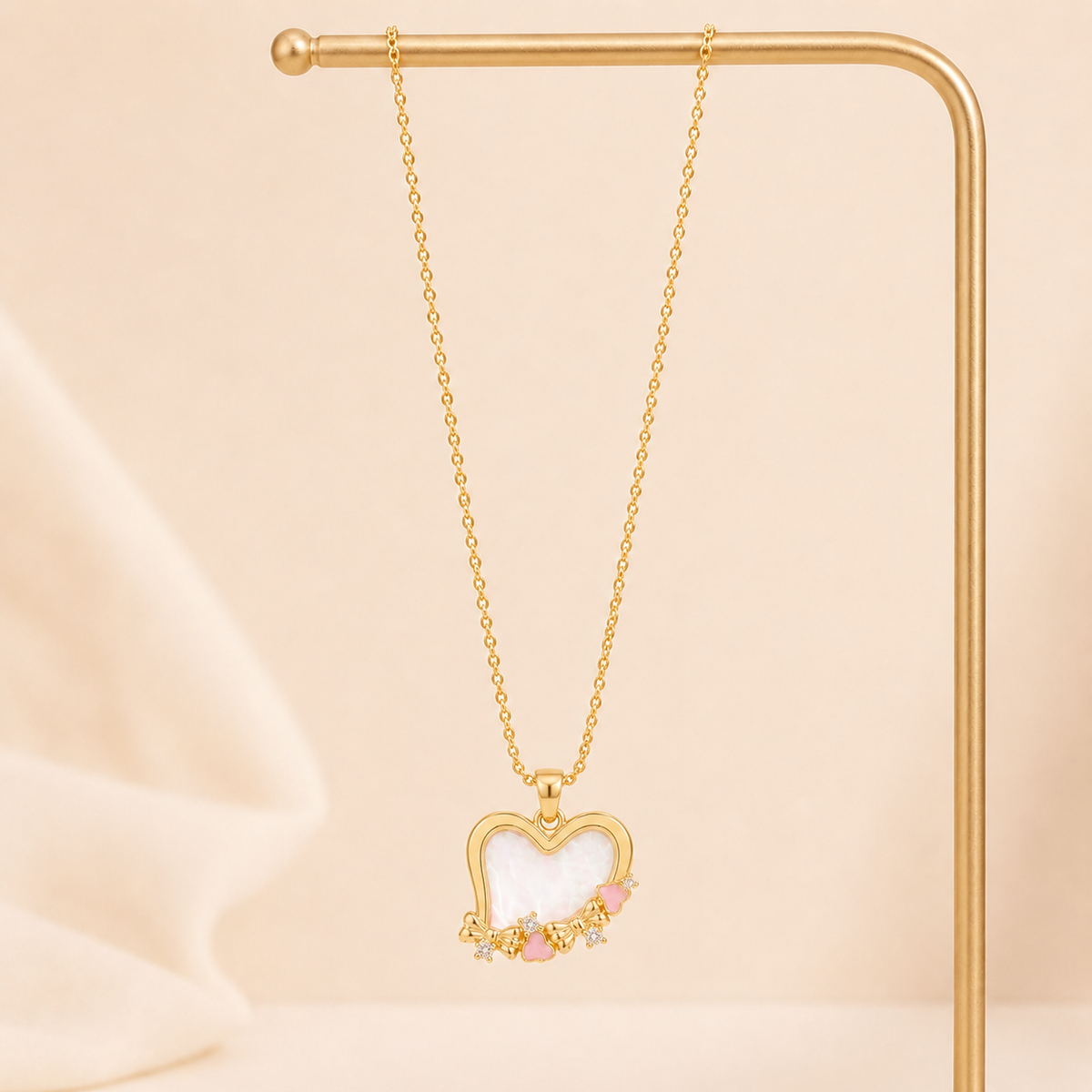 Roselle Heart Pendant