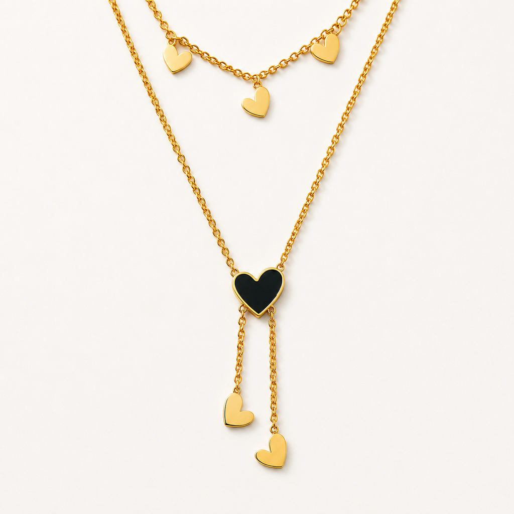 Amora Heart Layered Necklace