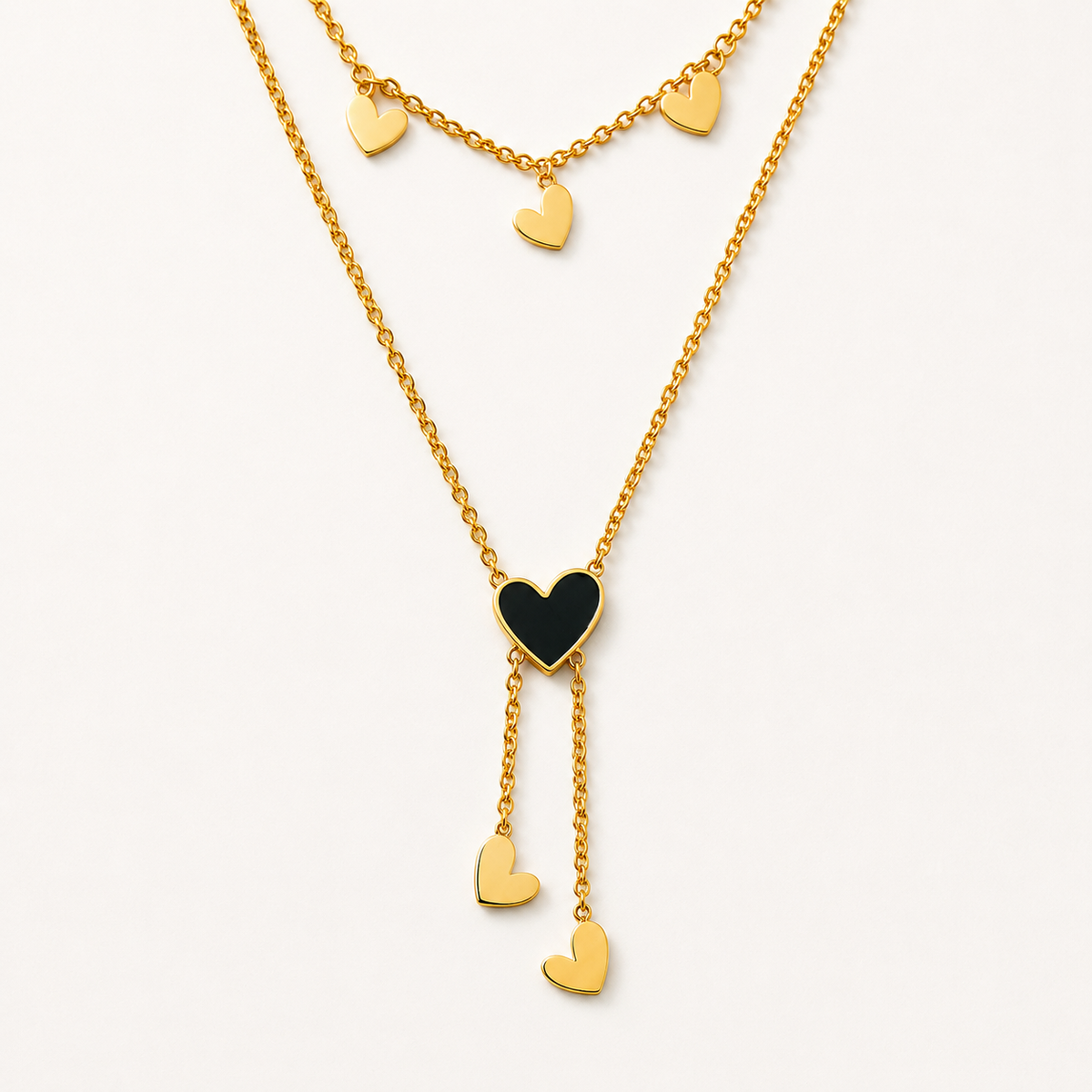 Amora Heart Layered Necklace