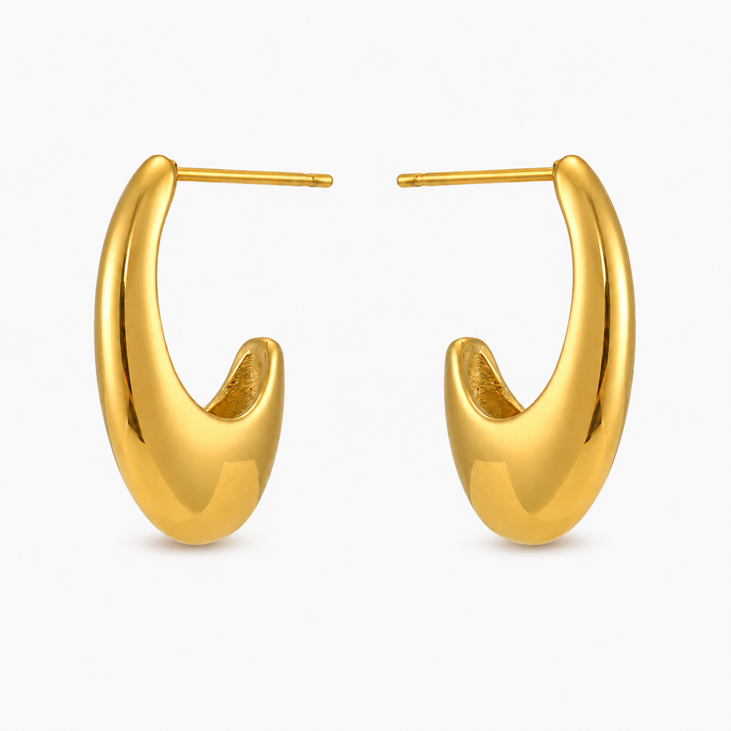 Sculpt Hoop Earrings