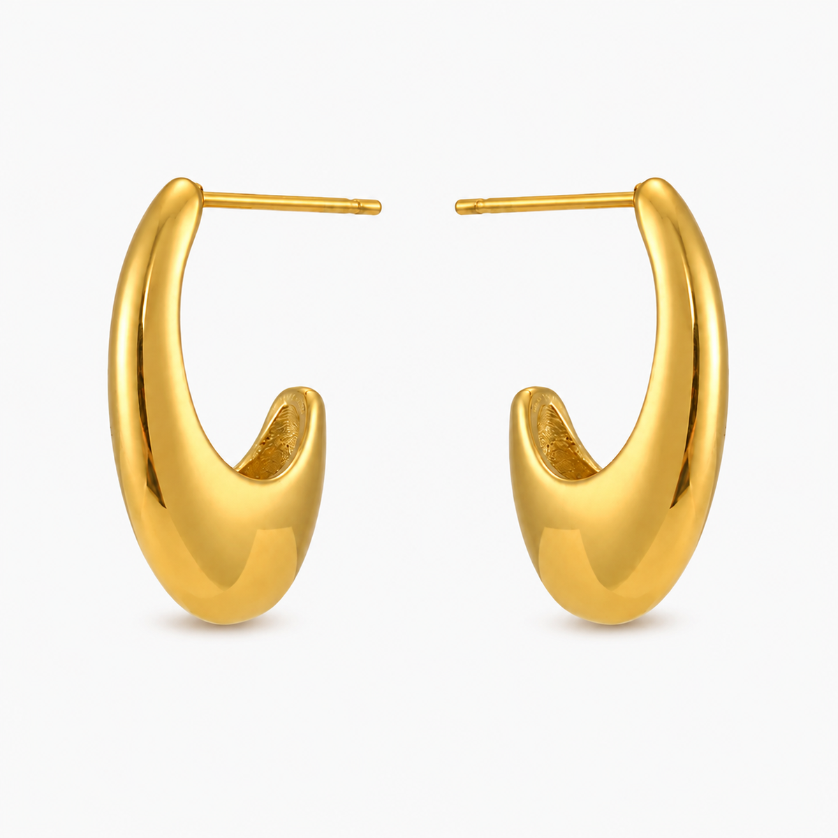 Sculpt Hoop Earrings