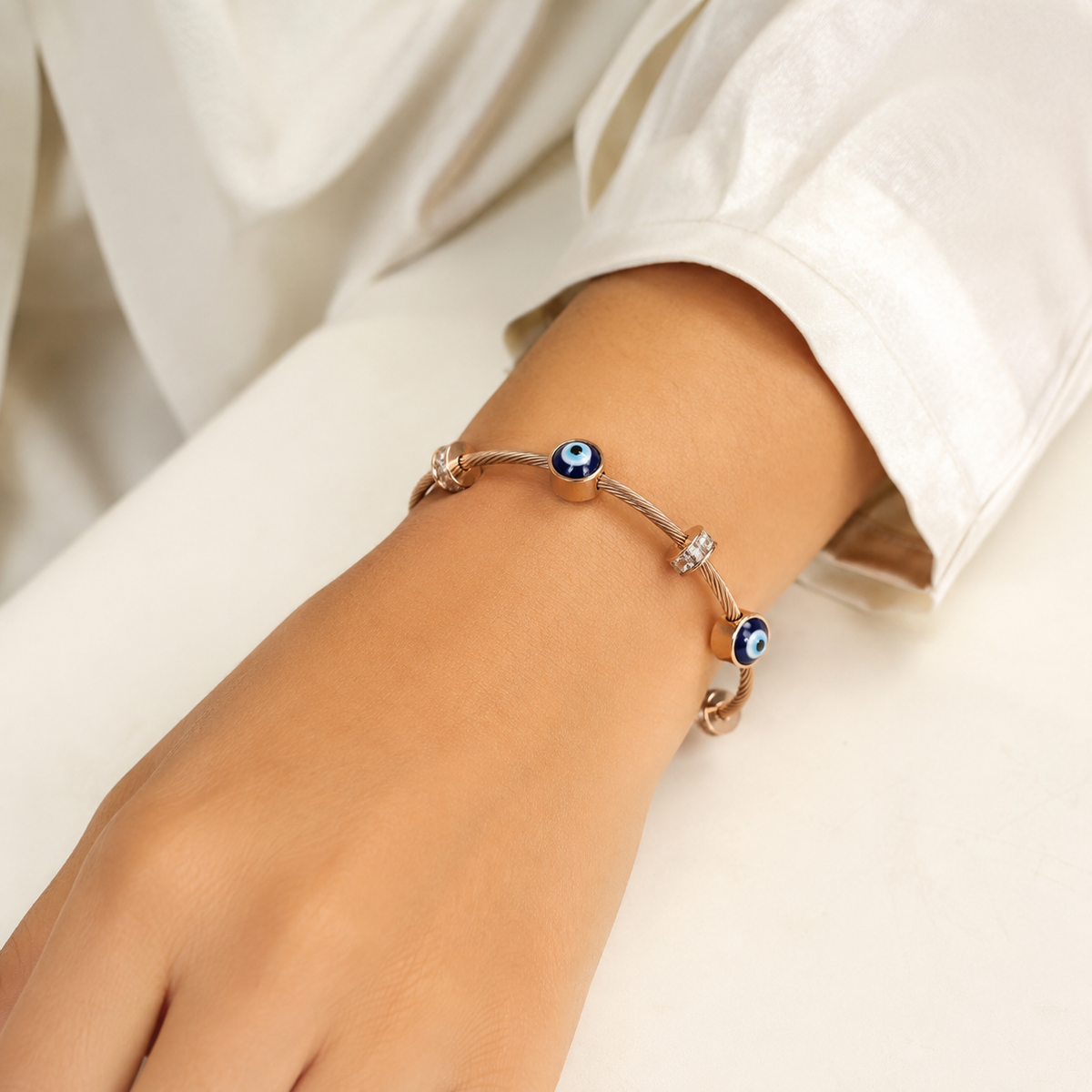 Aura Evil Eye Bracelet