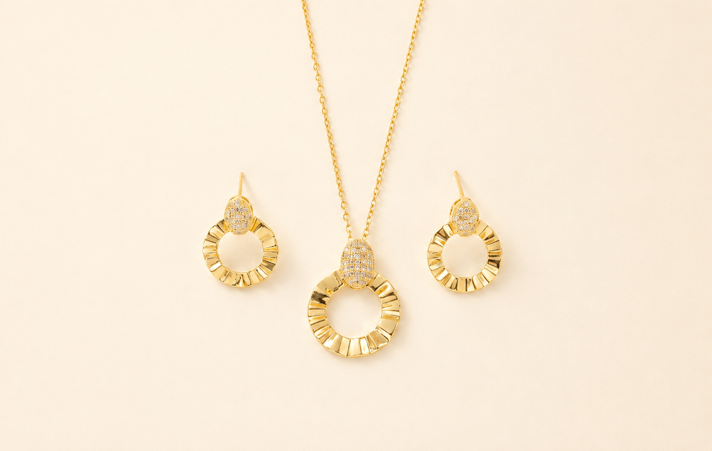 Halo Jewellery Set