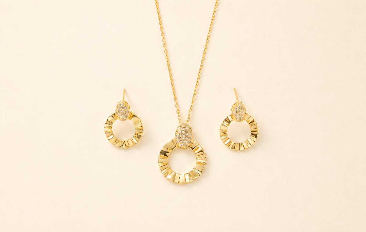 Halo Jewellery Set
