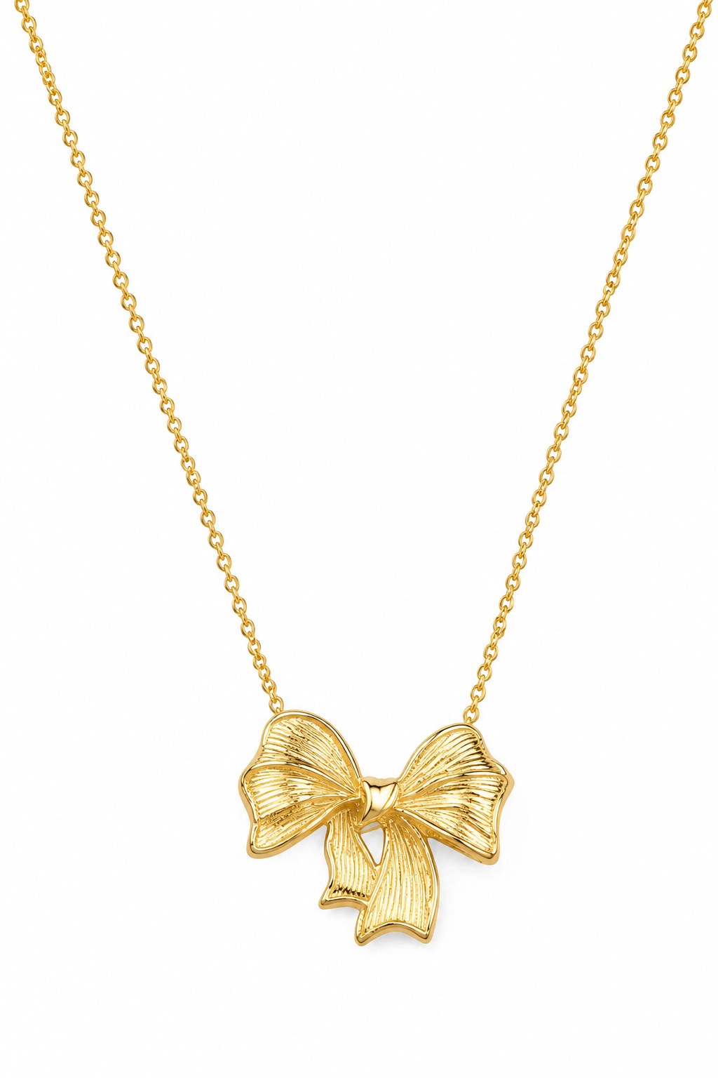 Bow Charm Necklace