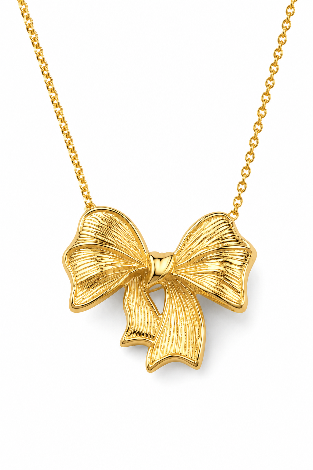 Bow Charm Necklace