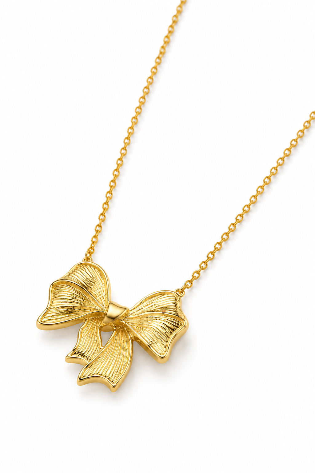 Bow Charm Necklace