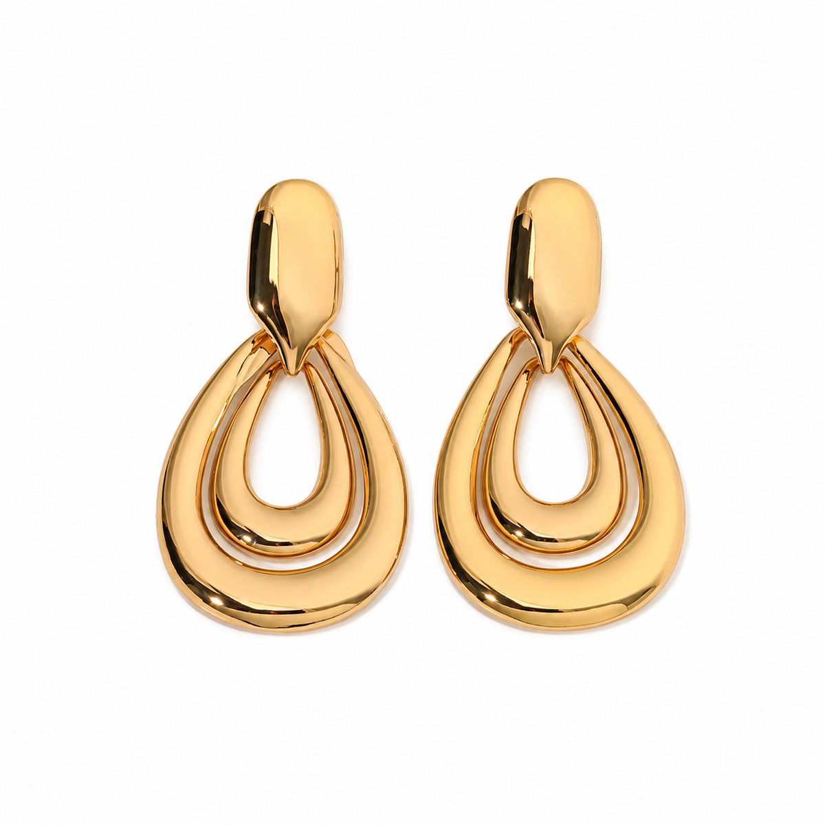 Droplets Heart Shape Earring