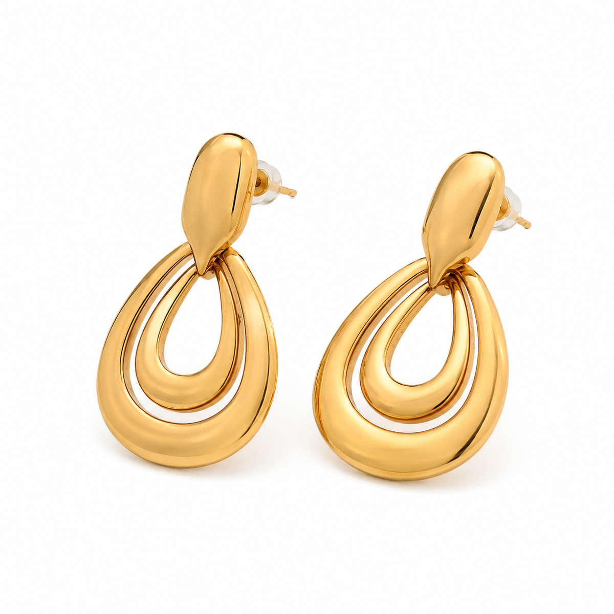 Droplets Heart Shape Earring