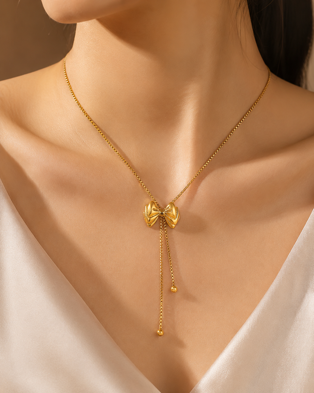 Eloise Bow Necklace