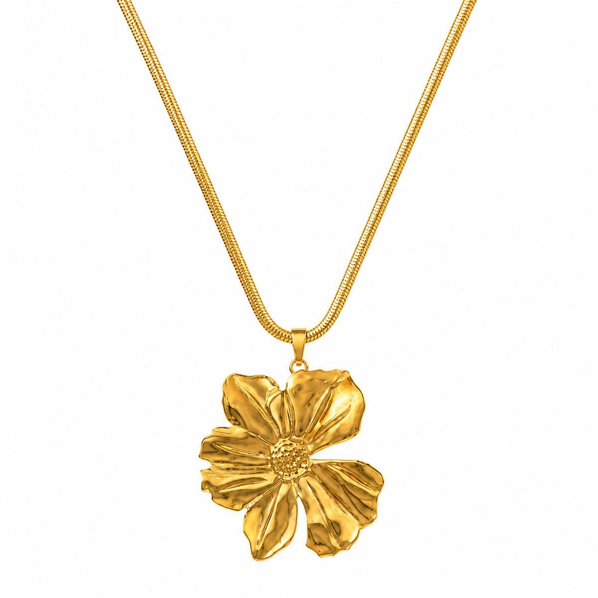 Exaggerated Flower Necklace | MIRAKSA