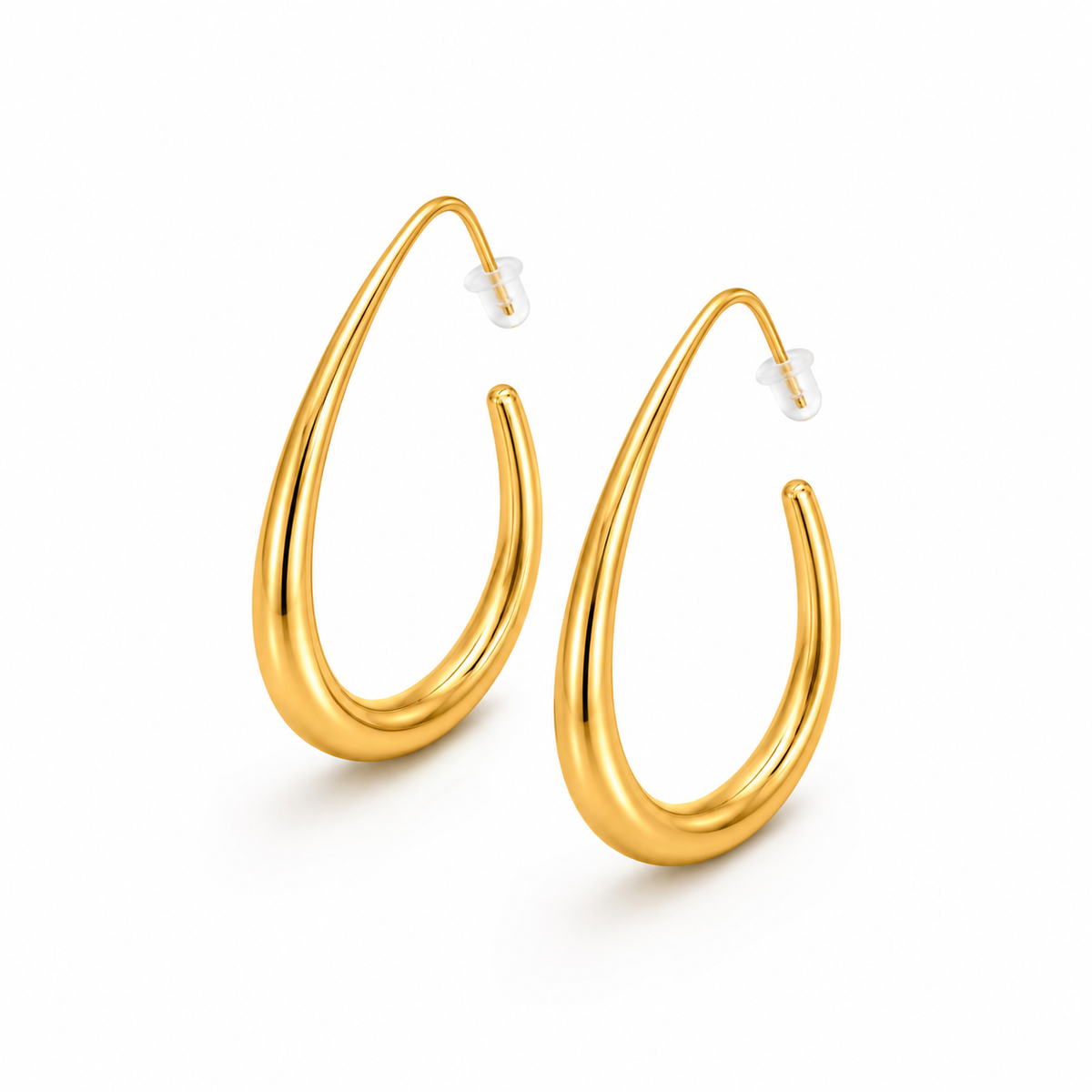 Gold Teardrop Earrings
