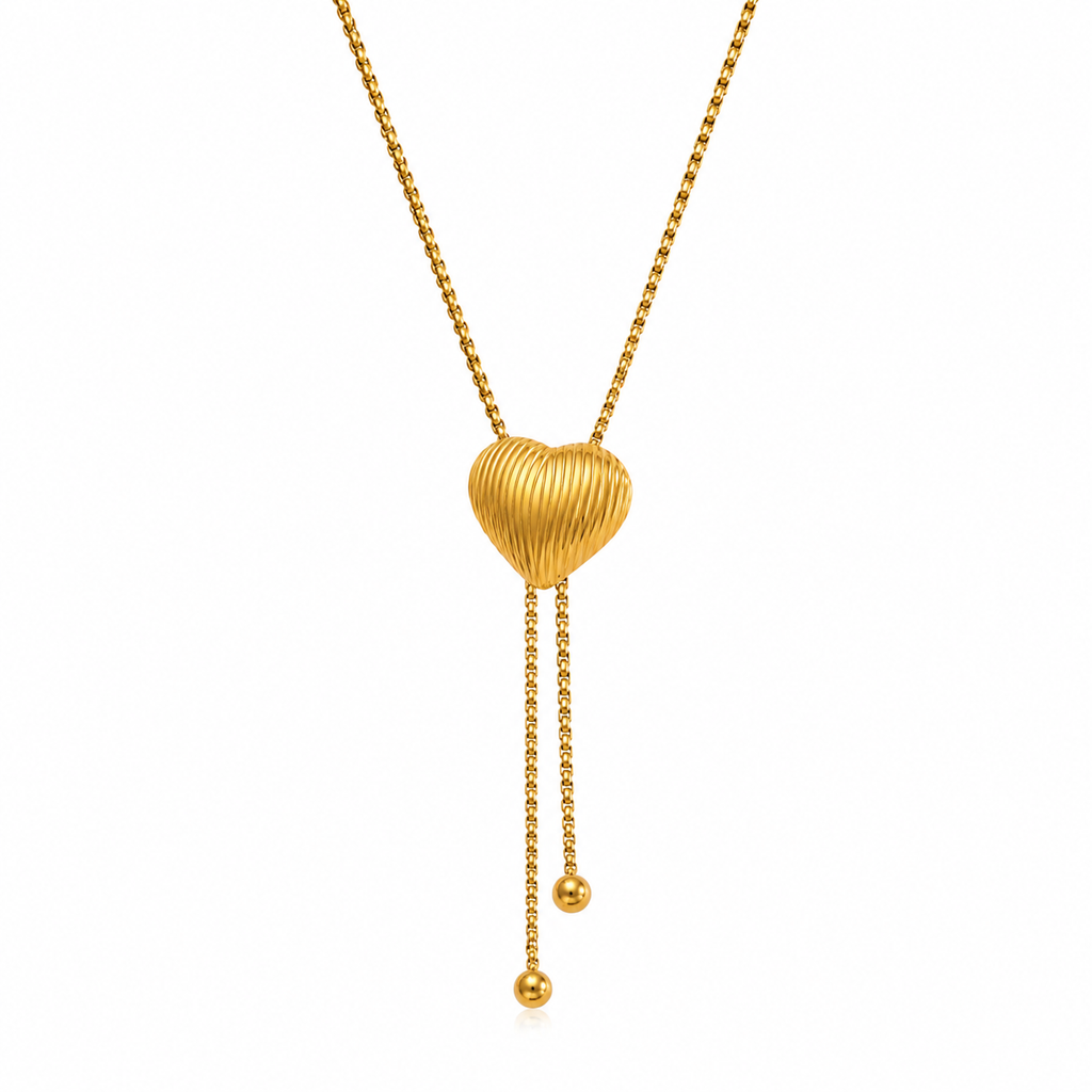 Heart Lariat Necklace
