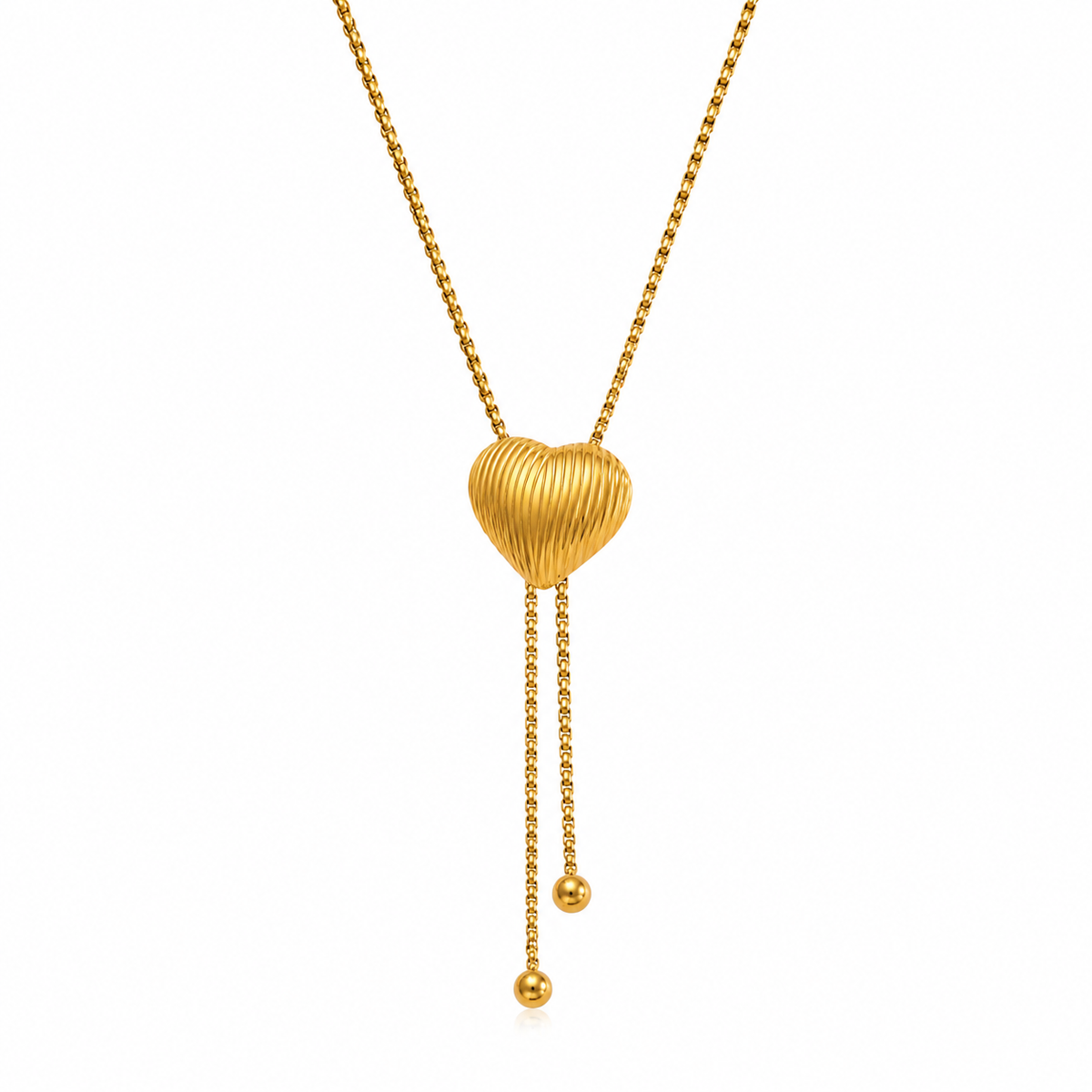 Heart Lariat Necklace