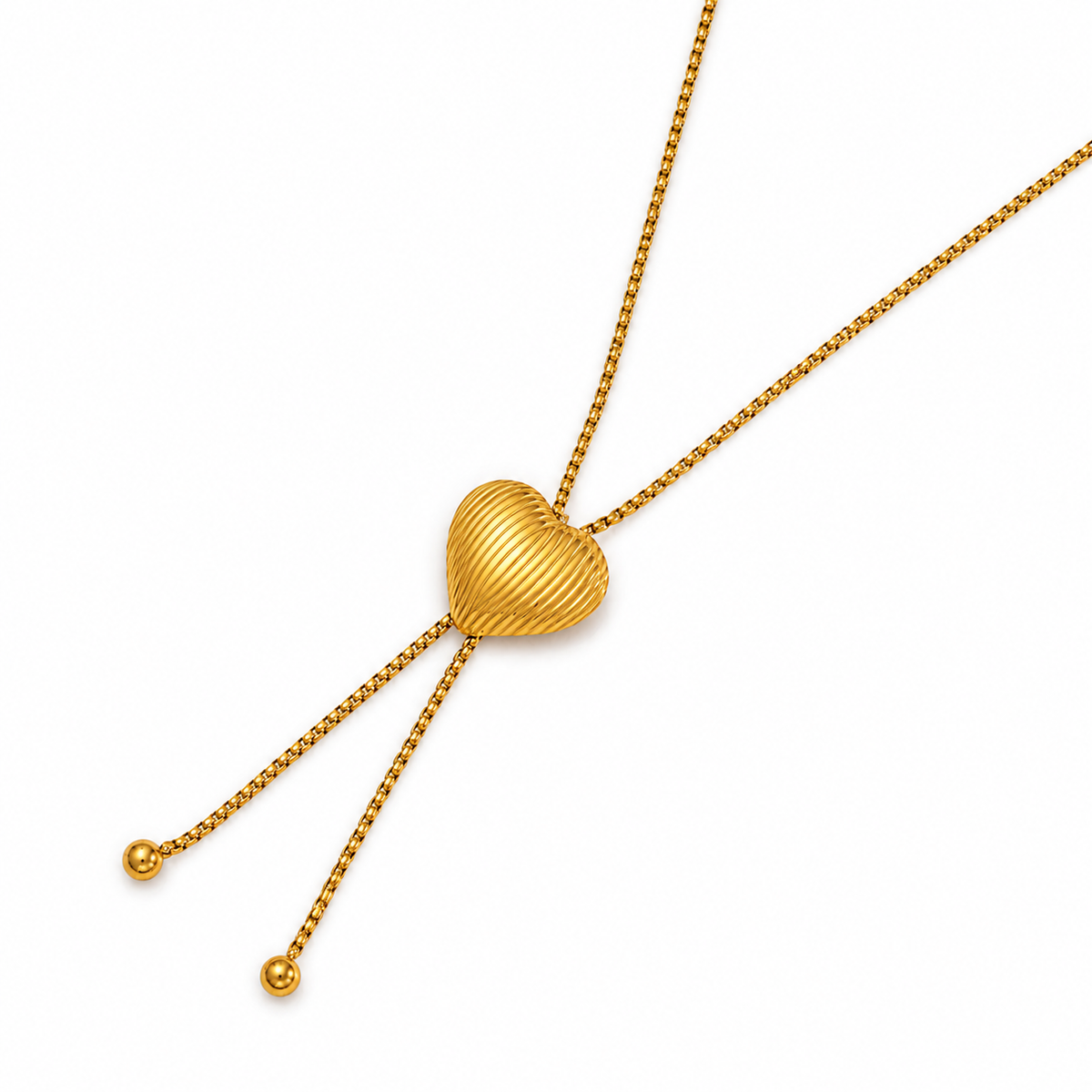 Heart Lariat Necklace