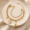 Letter Charm Bracelet