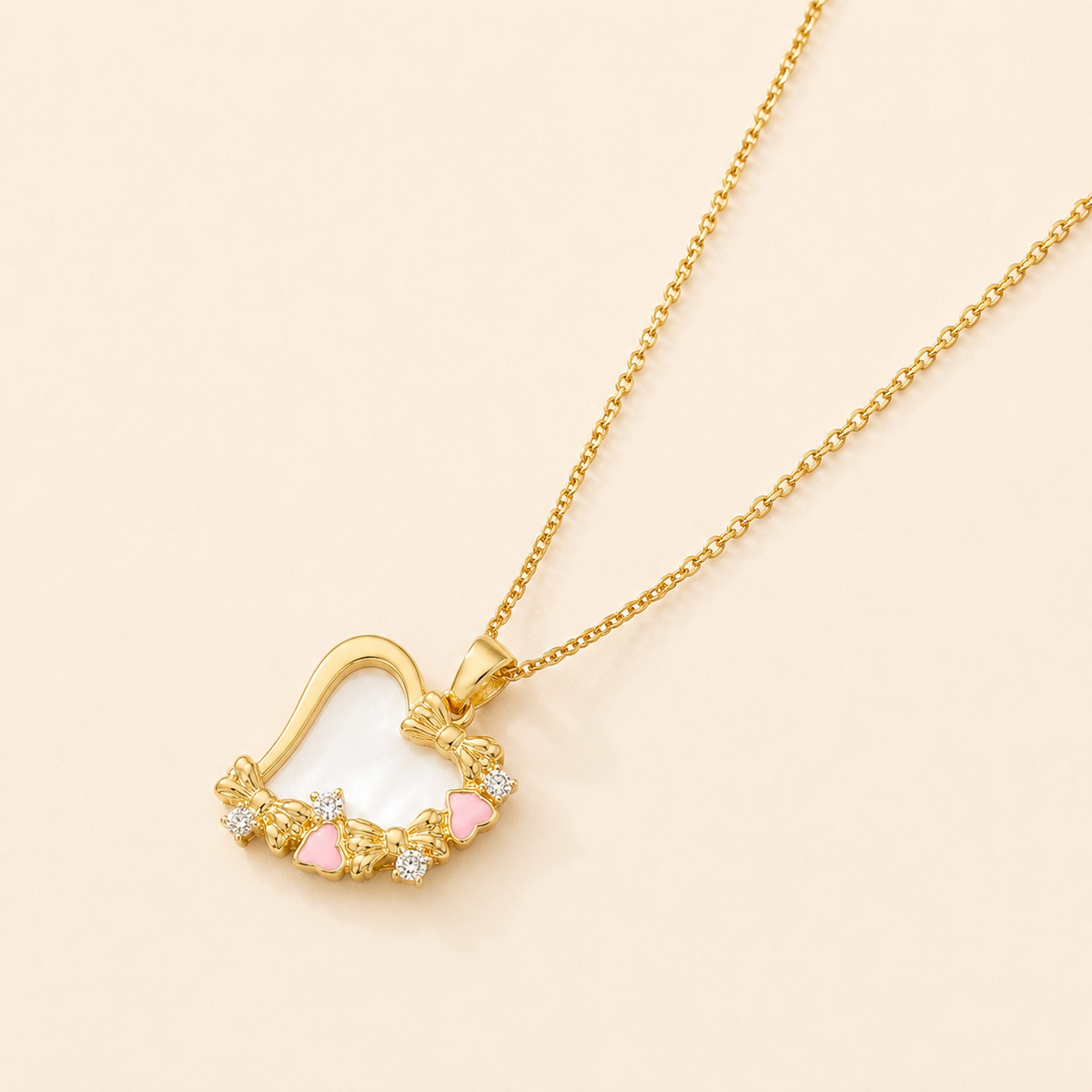 Roselle Heart Pendant