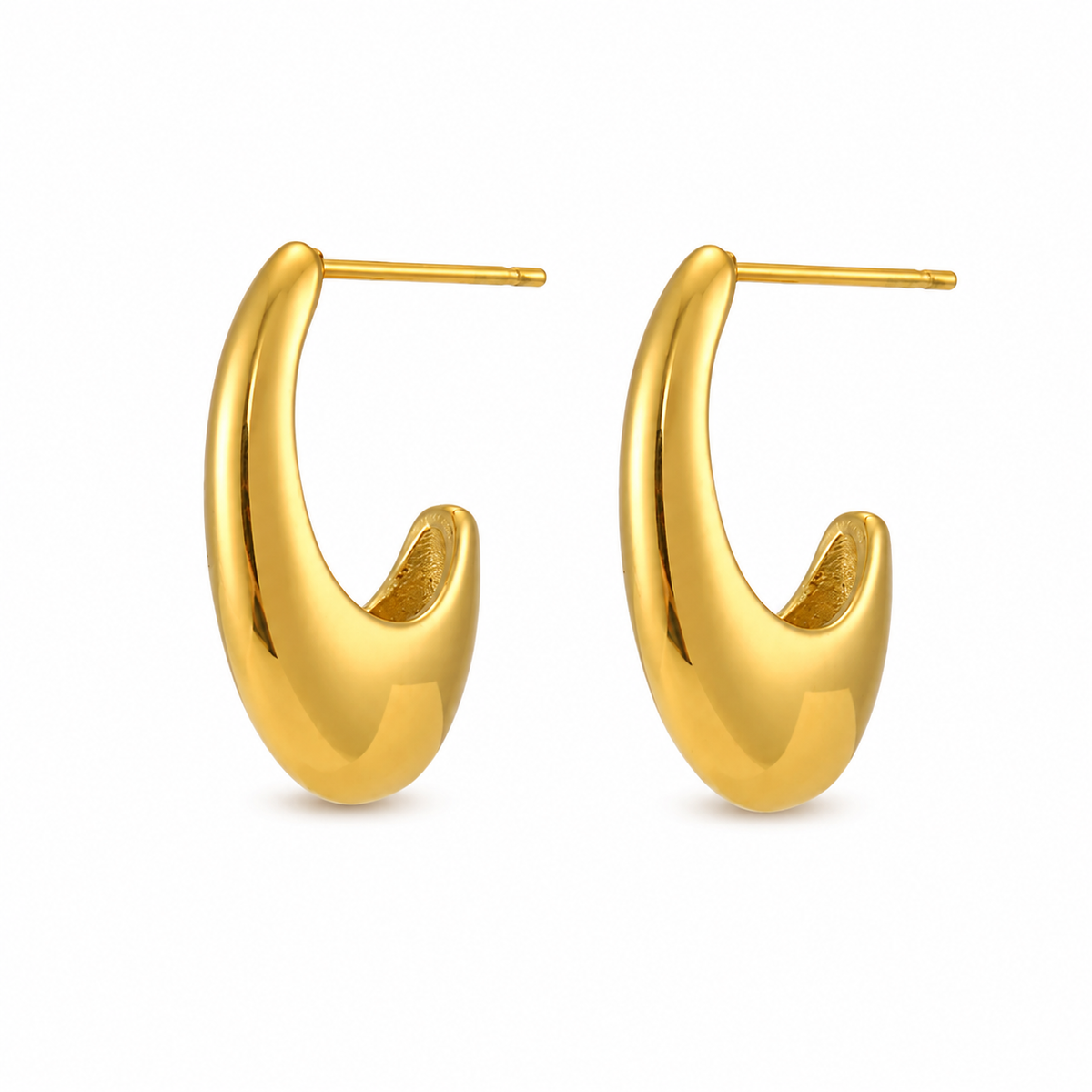 Sculpt Hoop Earrings