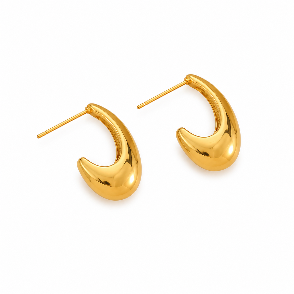 Sculpt Hoop Earrings