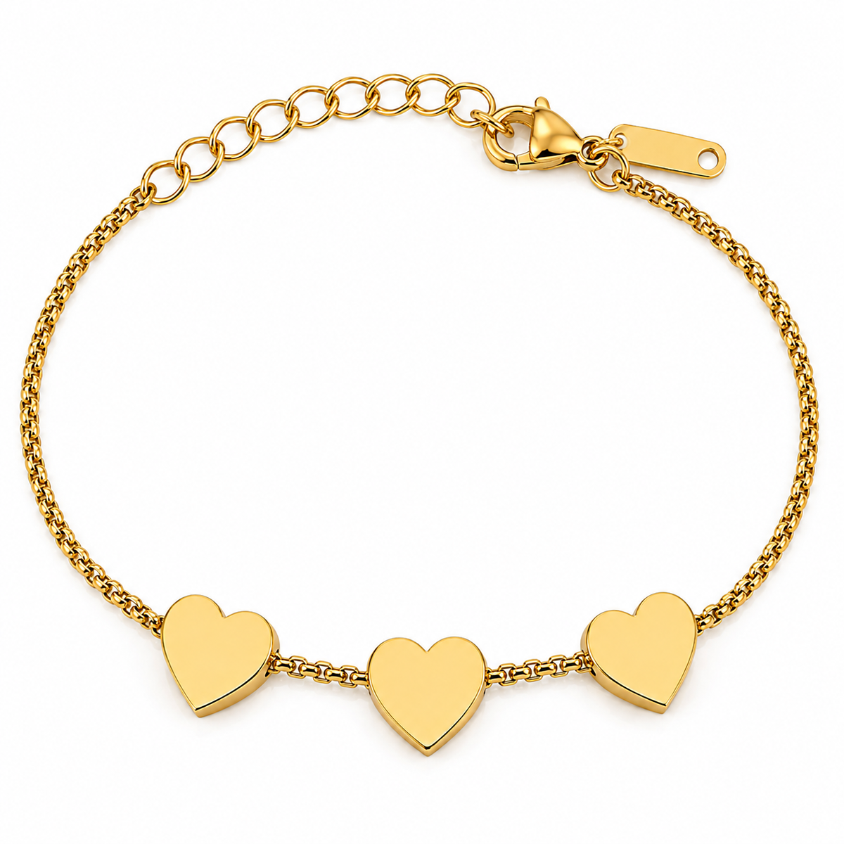 Trinity Heart Bracelet