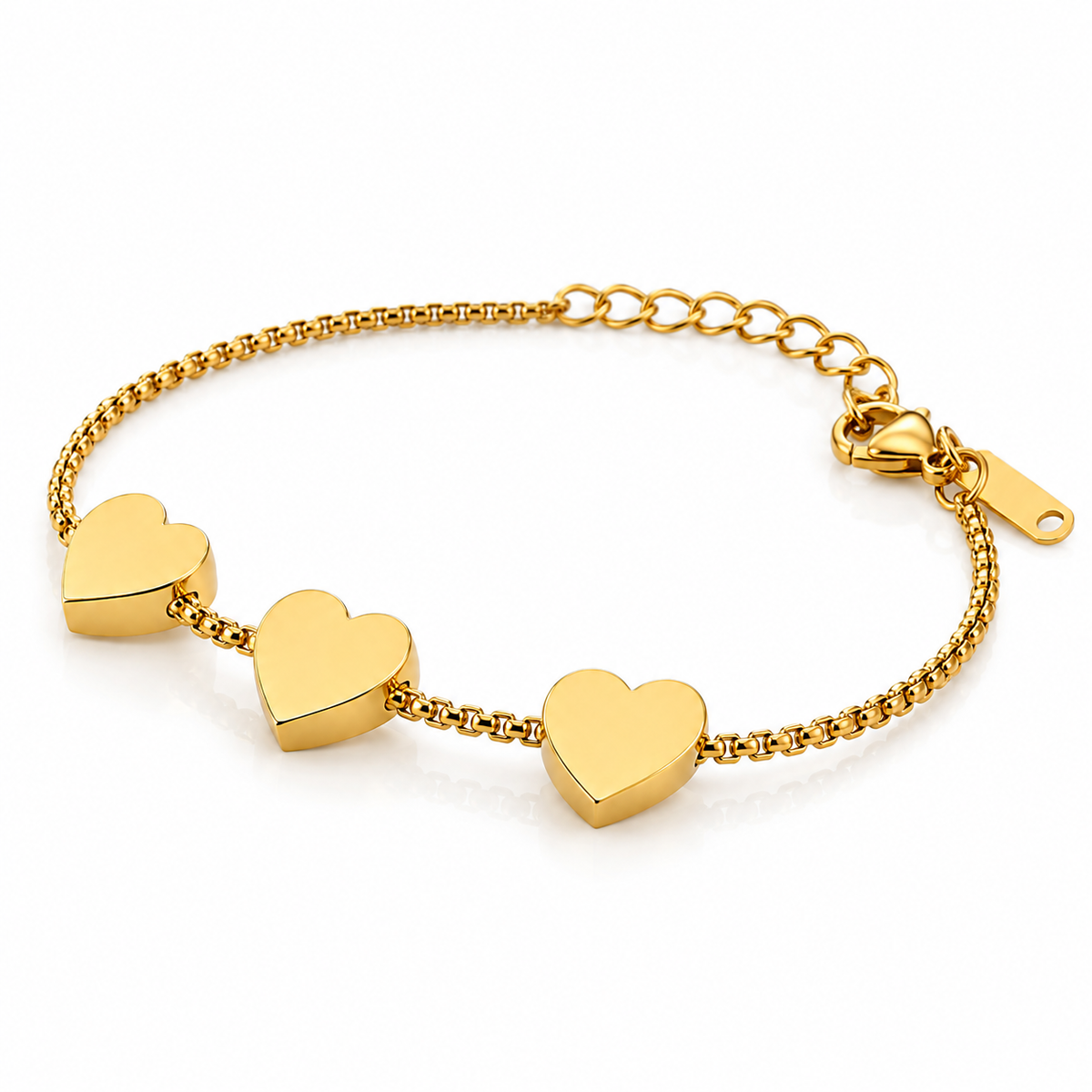 Trinity Heart Bracelet