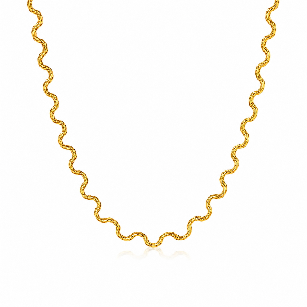 Wave Paperclip Chain