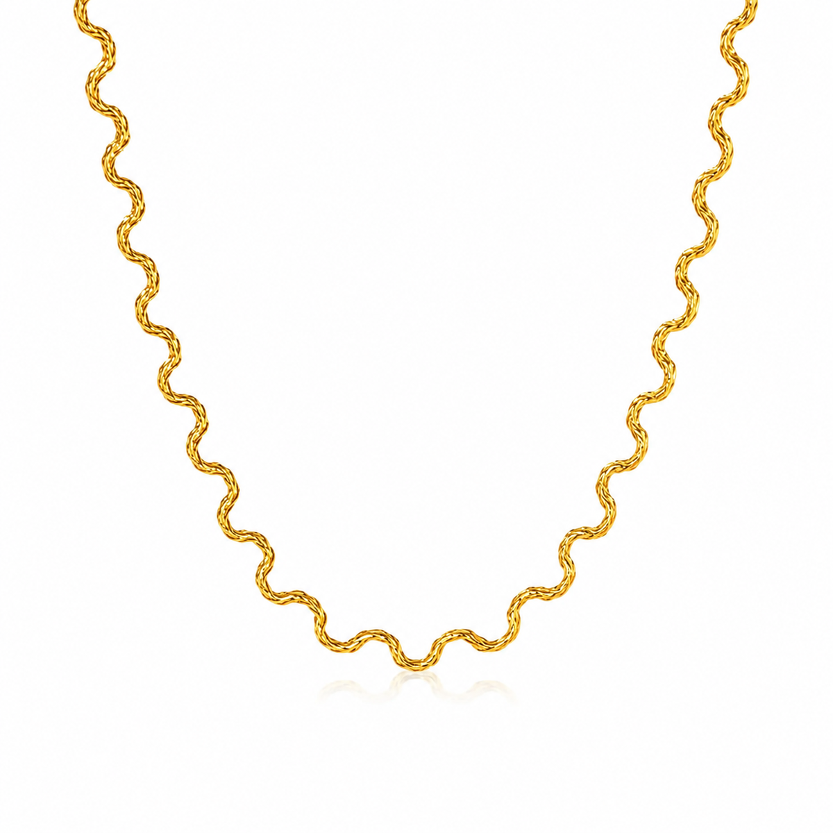Wave Paperclip Chain