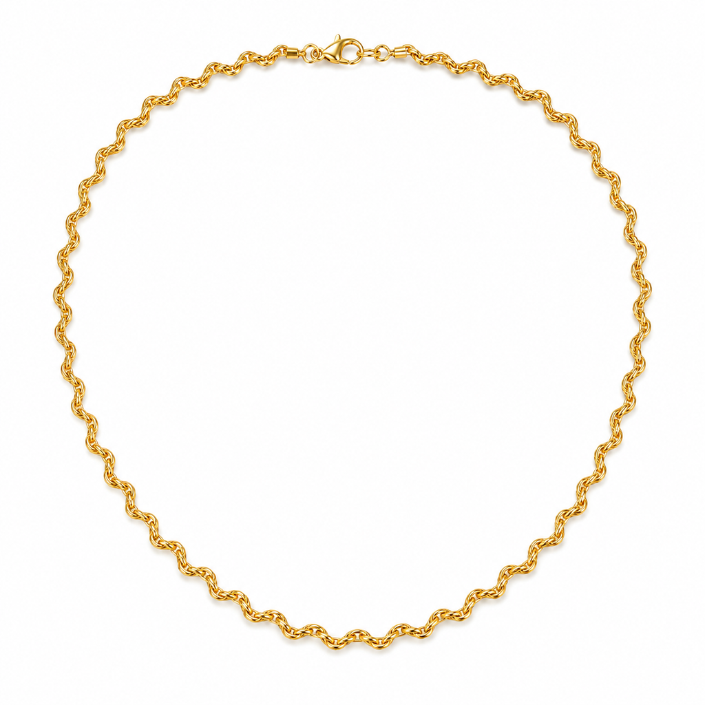 Wave Paperclip Chain