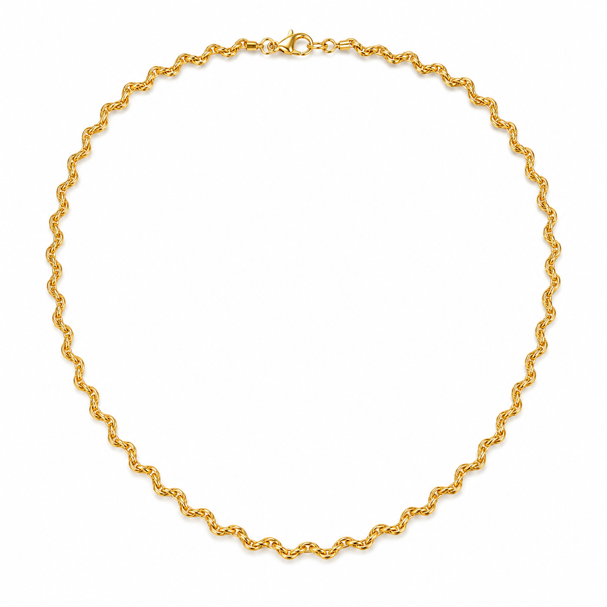 Wave Paperclip Chain
